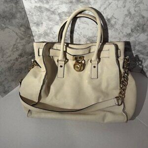 Michael Kors Cream Colored Large Purse Bag